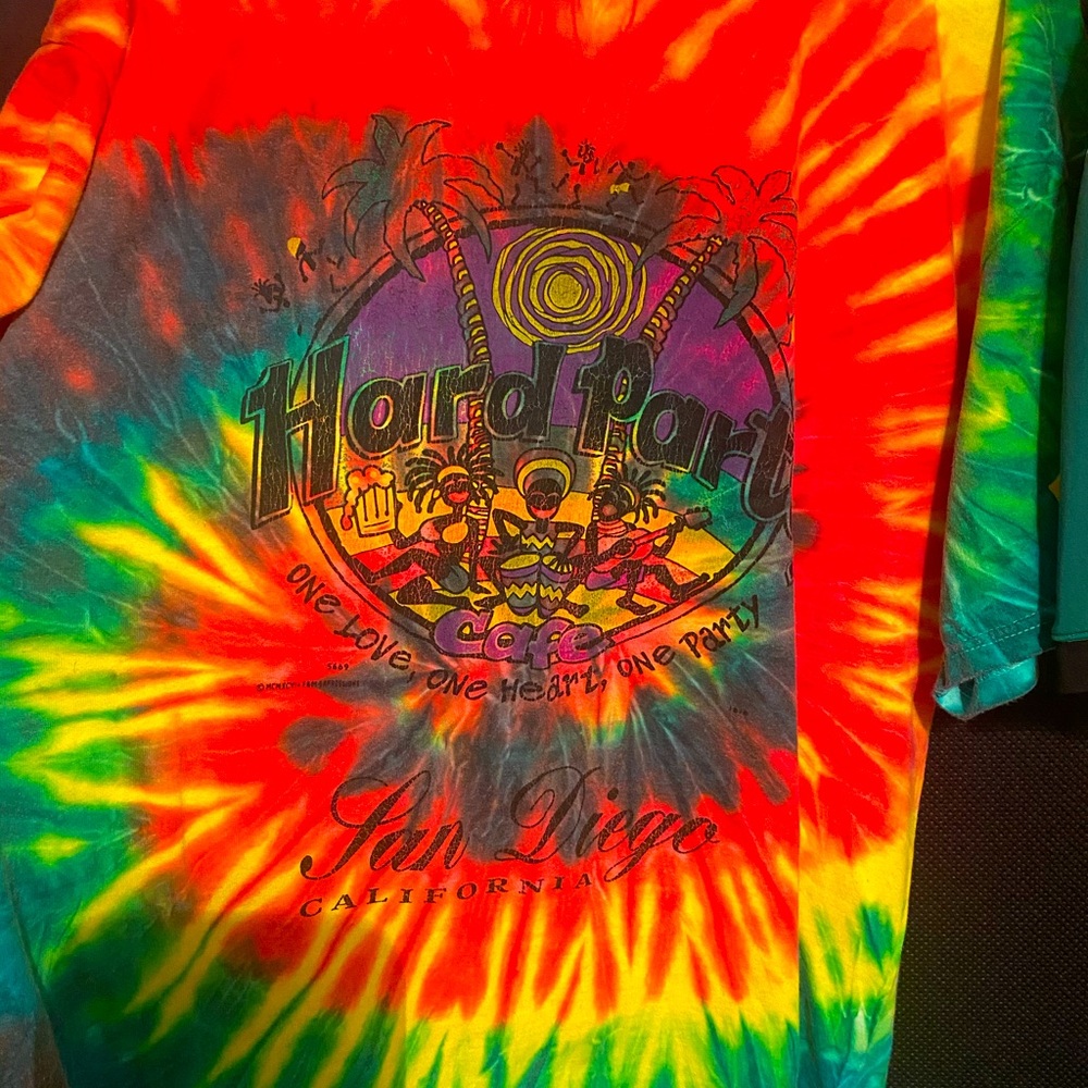 Hard Rock Cafe Jamaica tie-dye shirt